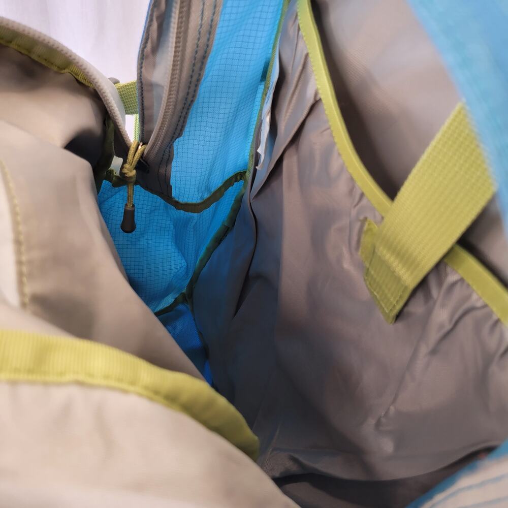 Eddie Bauer Shata Teal, Gray, Lime Adult Backpack - Picture 9 of 13